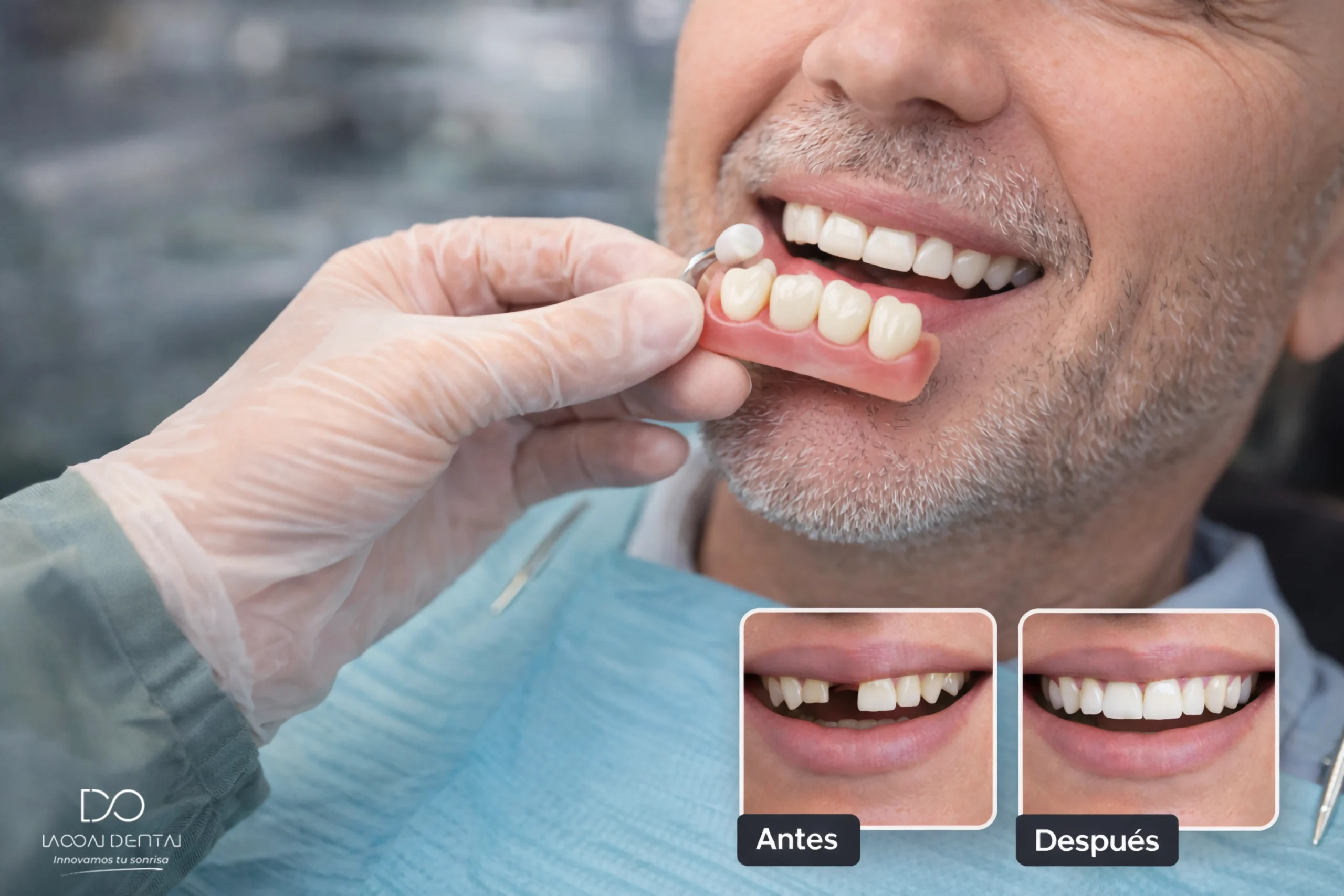 Diseño de prótesis dental personalizada en Clínicas Dental Laooal